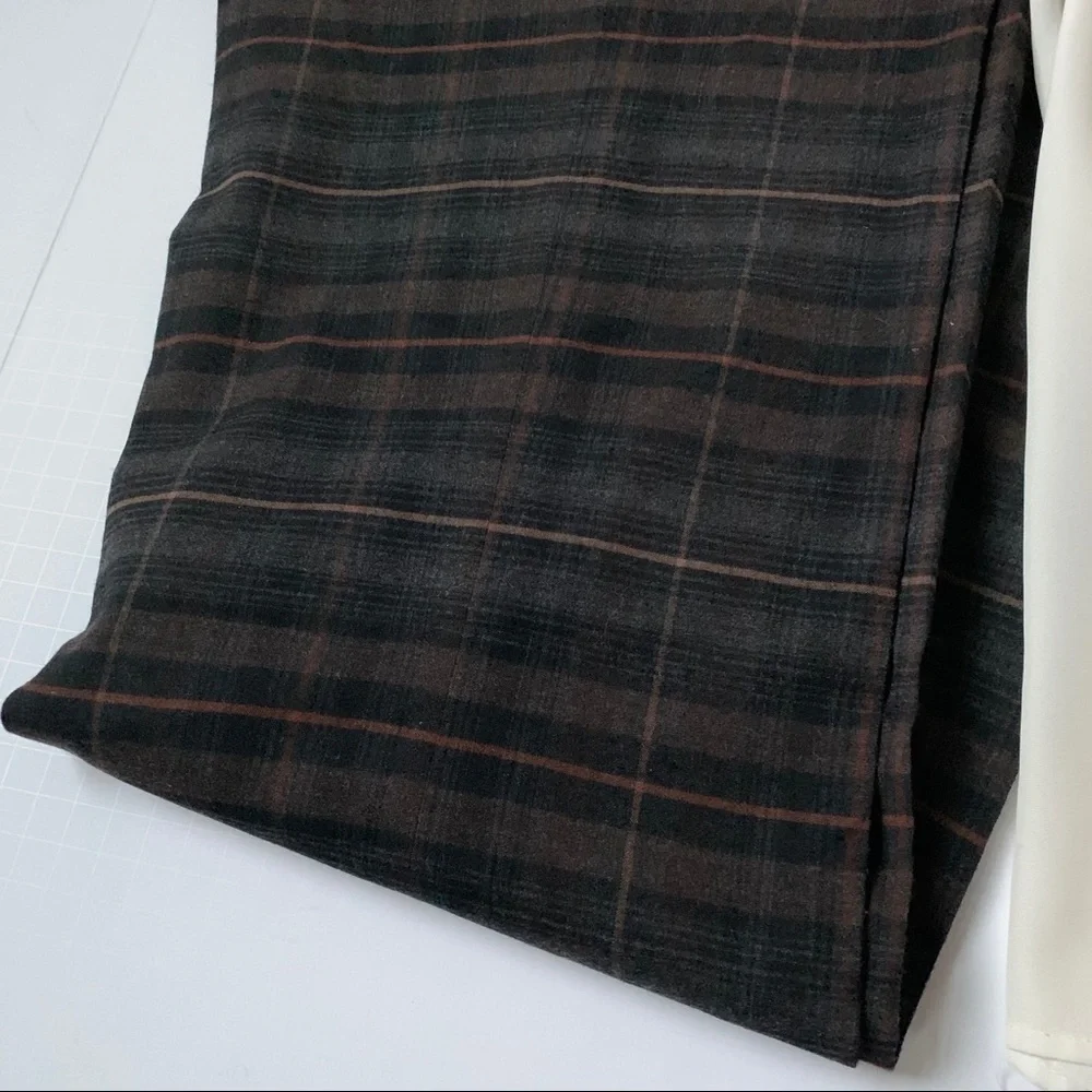 Talbots Wool Plaid Pants Size 4 - Picture 11 of 14
